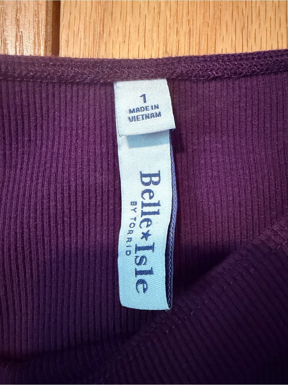 torrid Purple Square-Neck Puff Sleeve Tee - Picture 7 of 7
